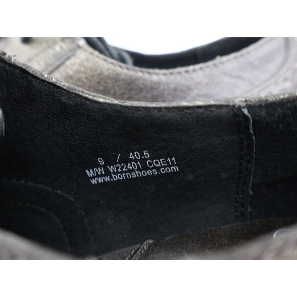 Born Women’s 9 M Gray Leather Cap Toe Brogue Comfort Casual Oxford Shoes Lace Up - Picture 5 of 12